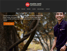 Tablet Screenshot of muslimramli.com